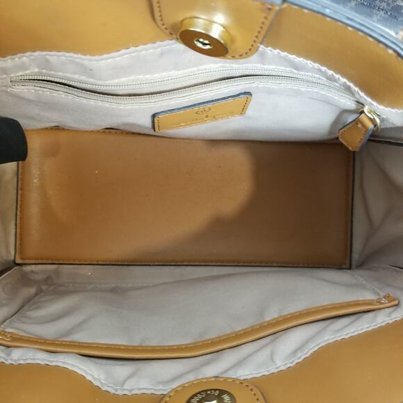 Nanette Lepore Women's Brown Faux Vegan Leather Purse Handbag - Picture 7 of 8